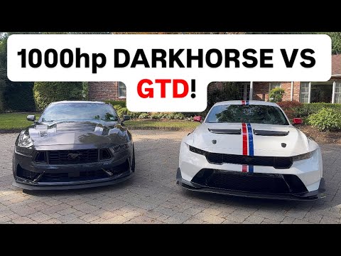 Видео: НАКОНЕЦ-ТО! ПЕРВЫЙ ПРИВОД MUSTANG GTD ПРОТИВ 1000-СИЛЬНОЙ ТЕМНОЙ ЛОШАДКИ!