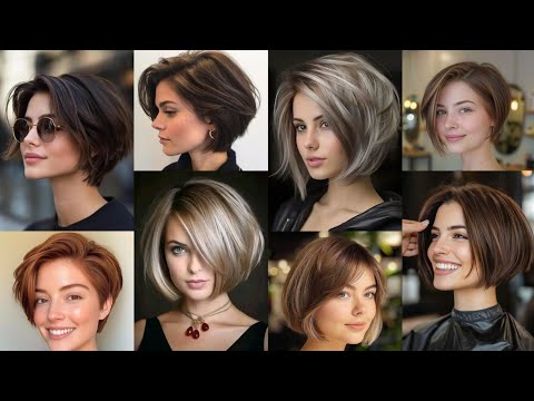 Видео: Самые красивые и шикарные идеи коротких стрижек и причесок / трендовые короткие стрижки 2025 года