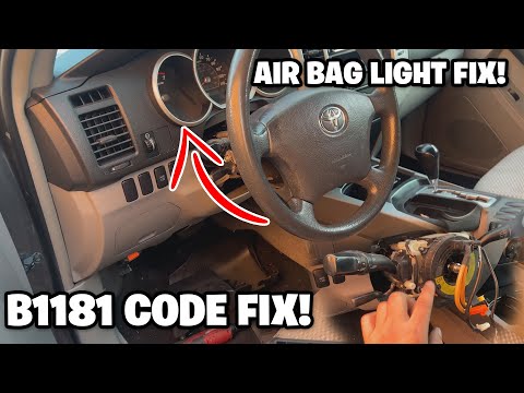 Видео: 4Runner Clock Spring Установка SRS Light Подушка безопасности КОД B1181