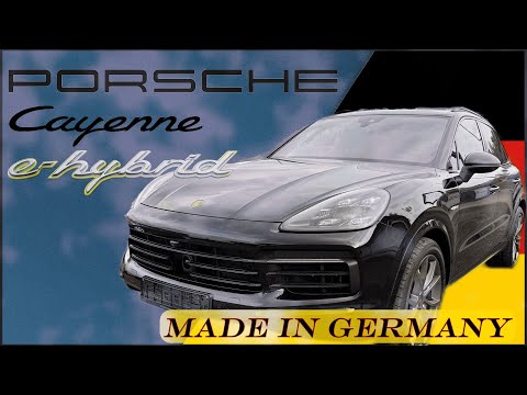 Видео: Porsche Cayenne E-hybrid, 2022 года выпуска. Под заказ из Германии в Москву. Доставка без пробега.
