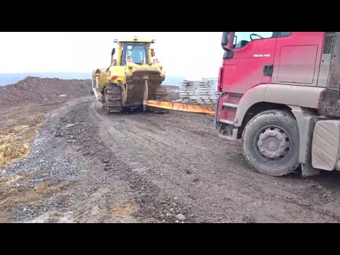 Видео: Выгрузка Огонь))Ман утонул,Уазика засадили,Зима пришла