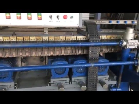 Видео: 11-и шп станок для нанесения фацета на прямолинейное стекло или зеркало