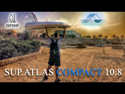 Видео: SUP-доска ATLAS COMPACT 10.8 полный тест драйв (4k)