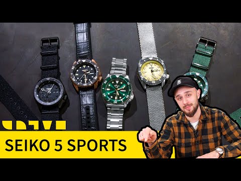 Видео: Обновленная Seiko 5 Sports – достойный наследник Seiko skx007 или жалкая пародия?
