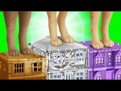 Видео: Кот RICH против собаки CASTLED! Экстремальное преображение комнаты 💎