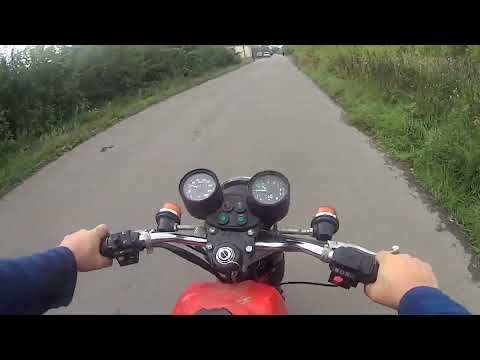 Видео: Тестовый выезд на ржавой JAWA после замены поршневой