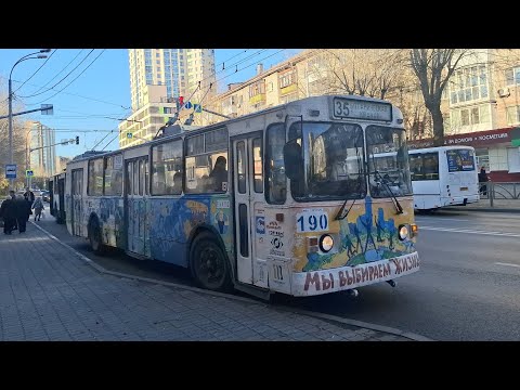 Видео: Троллейбус ЗиУ-682Г-012 [Г0А] №190 [Маршрут 35] г.Екатеринбург