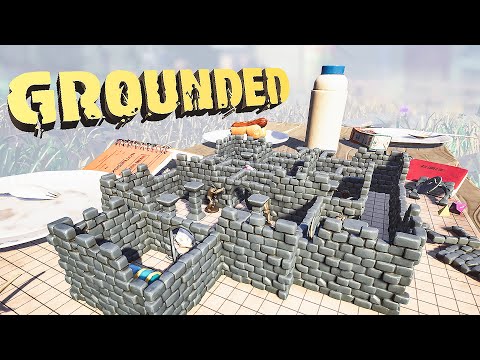 Видео: БАЗА НА СТОЛЕ в Grounded