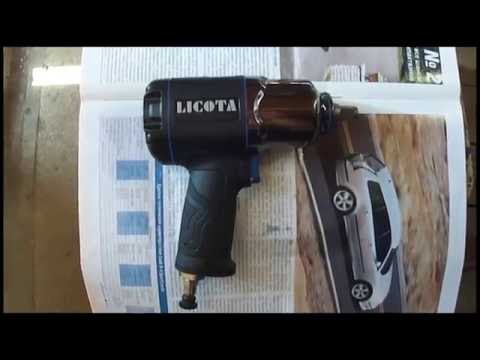 Видео: Licota PAW 04048  Пневматический ударный гайковёрт