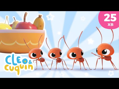 Видео: Крокує мураха вперед 🐜 Сборник детских песенок| Клео и Кукин