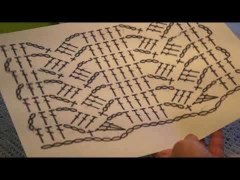 Видео: Голубой УЗОР , Вязание КРЮЧКОМ ,разбор узора ,crochet pattern ( узор № 303)