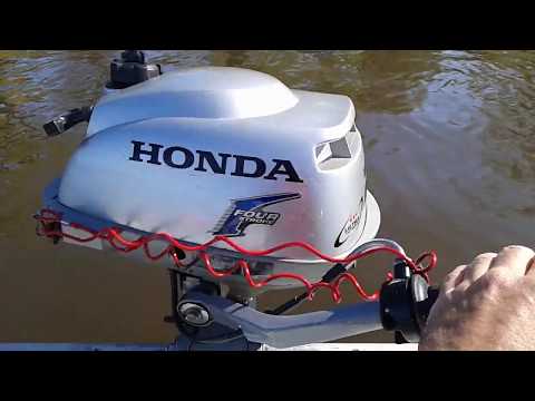 Видео: Обзор подвесного мотора Honda мощностью 2 л.с.