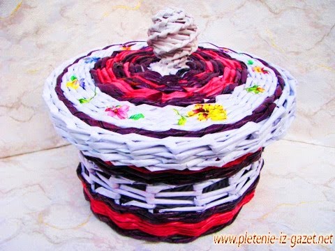 Видео: ═► Как плести крышку с внутренним бортиком. Часть 1.