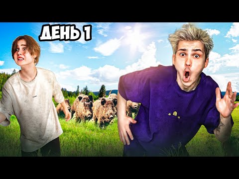 Видео: НАПАЛИ КАБАНЫ… | ВЫБЕРИСЬ ИЗ ЛЕСА И ВЫЖИВИ! *день 1*