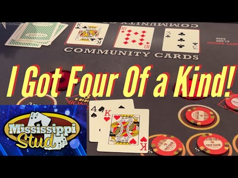 Видео: Самый крупный выигрыш на YouTube в Mississippi Stud Poker! Эпический выигрыш!