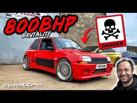 Видео: *ВНИМАНИЕ* ..ПОЛНОПРИВОДНЫЙ R32 TURBO RENAULT 5 ВОЗВРАЩАЕТСЯ С 800 Л.С.!