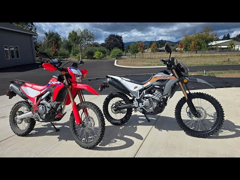 Видео: 23 Honda CRF 300LS (низкое седло) против 24 Honda CRF 300L Dual Sport / Новичок на 300LS впервые!