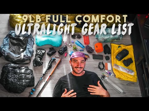 Видео: Мой самый большой список снаряжения Full Comfort Ultralight! (тест на 4000 миль)