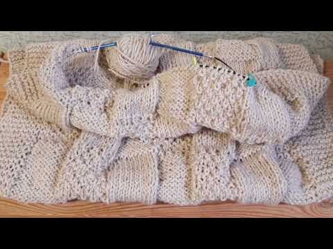 Видео: Самый простой детский плед !С таким пледом из шерсти прогулки будут теплыми!Мои будни домохозяйки.