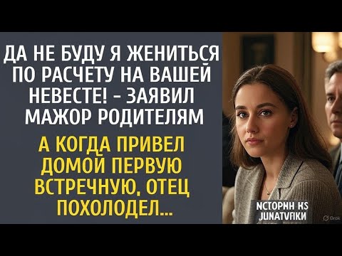 Видео: Не буду я жениться по расчету на вашей невесте! - заявил мажор родителям… А приведя первую встречную