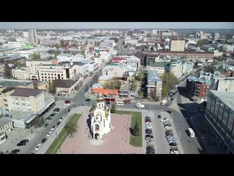 Видео: Пл.Пушкина, пл.Победы, Центральный рынок. Иваново.