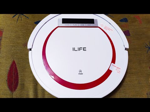 Видео: Он работает, я отдыхаю! РОБОТ-ПЫЛЕСОС ILIFE V55 / Обзор и Тест / Реакция кошки