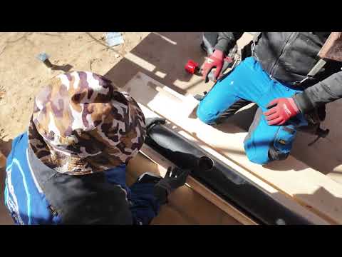 Видео: Монтаж кликфальца на каркасный дом