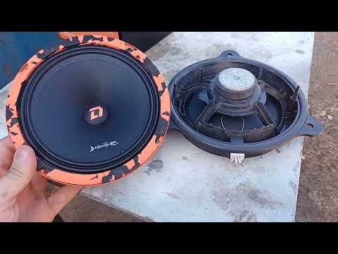 Видео: Замена штатных динамиков Lada Vesta на Dl audio barracuda 165