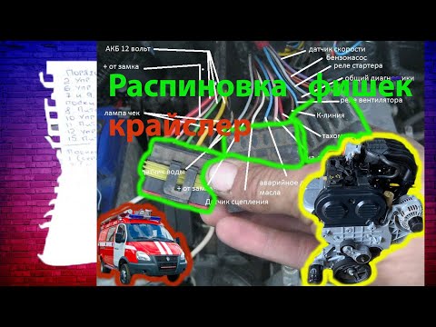 Видео: меСТЬ № 171 - крайслер на газели - распиновка соединений