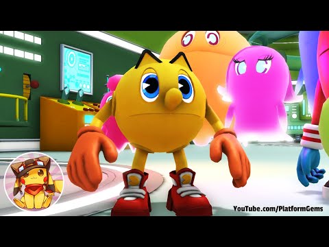 Видео: Пакман и Призрачные Приключения - Видеосцены из игры. Игра на английском языке [HD]
