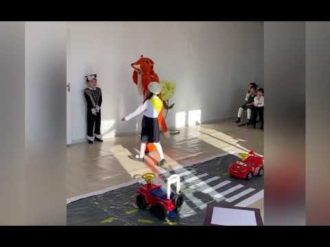 Видео: Мектебімізде өткен “Жолда жүру ережесін ұмытпа!” тақырыбындағы ашық көрсетілім.