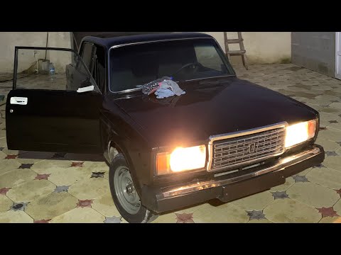 Видео: Купил ваз 2107 в 16 лет . Покрасили машину . Успели стукнуть .