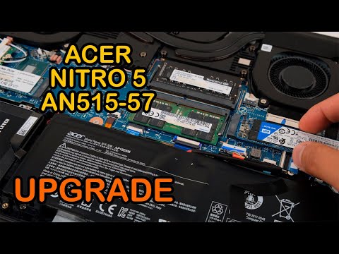 Видео: Апгрейд💻Ноутбук Acer Nitro 5 AN515-57 | Установите/замените SSD в M.2, RAM и 2,5 HDD/SSD