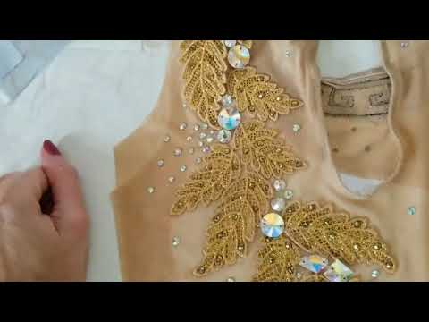 Видео: Купальник для ХГ в Греческом стиле. Часть 2. Greek style RG leotard. Part 2.
