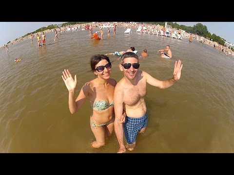 Видео: Parnu. Эстония! Вода +25!!! Не верите? Смотрите!