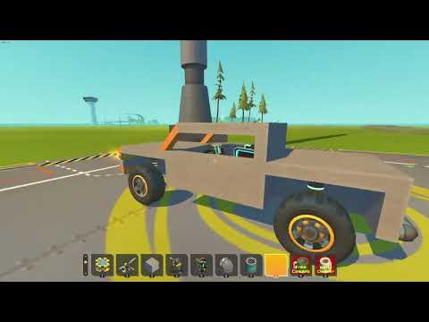 Видео: №3 Туториал на машину и мостовую подвеску / Scrap Mechanic