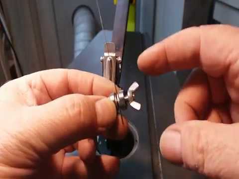 Видео: Натяжение пилки на лобзиковом станке типа Корвет 88