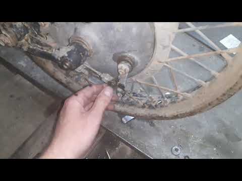 Видео: Урал ,Днепр, передние тормоза ,настройка