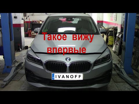 Видео: BMW 216D F46 B37B 2018 Низкое давление масла после обрыва ремня