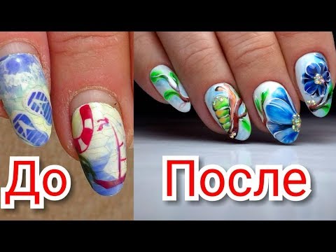 Видео: Дизайн ногтей цветок и улитка | ТОП удивителные дизайны ногтей