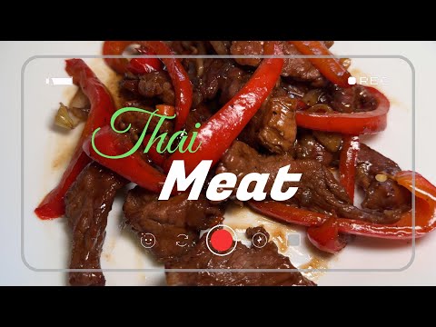 Видео: М’ясо по-тайськи з ошийка та вочами 🥩🌶️🥕 - Thai Meat with Vegetables
