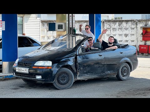 Видео: НА ОЗЕРО НА САМОДЕЛЬНОМ КАБРИОЛЕТЕ! 12.5.1? НЕ , НЕ СЛЫШАЛИ!