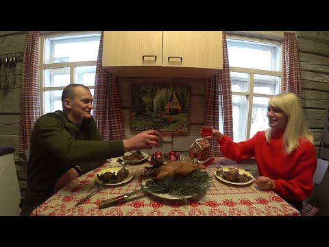 Видео: КУПИЛ ХУТОР в ЛЕСУ на КРАЮ БОЛОТА. Часть 92. РОЖДЕСТВЕНСКИЙ ГУСЬ в русской печи.