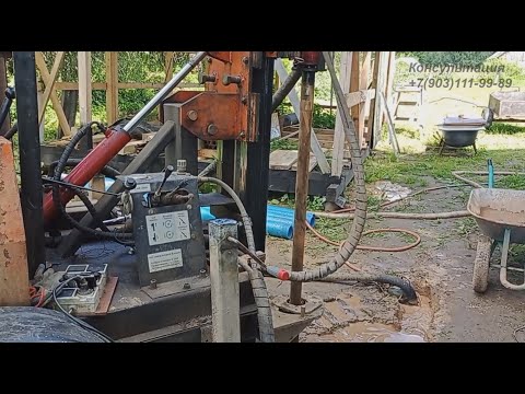 Видео: Скважина в кашинском районе. Аварийный обрыв инструмента