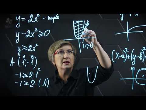 Видео: Неравенства  с двумя переменными. Практическая часть. 9 класс.