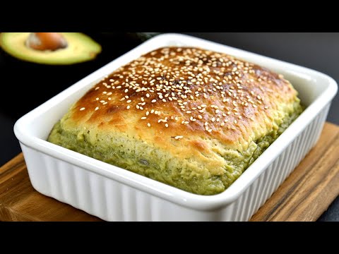 Видео: Рецепт здорового КЕТО хлеба с авокадо за 5 минут! Без сахара! Без глютена! Без дрожжей! 🥑