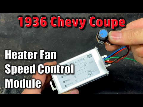 Видео: Установка бюджетного регулятора скорости вентилятора отопителя на мой Chevrolet Coupe 1936 года