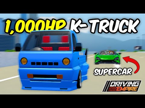 Видео: Я построил грузовик K-Truck, который оставляет позади суперкары в Driving Empire