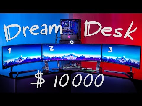 Видео: ИГРОВОЕ МЕСТО МЕЧТЫ | СУПЕР УЛЬТРАШИРОКИЙ DreamDesk за $10000