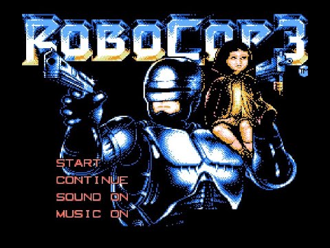 Видео: Полное прохождение Робокоп 3 Robocop 3 nes